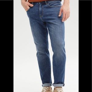 Slim Leg Medium Wash Jeans